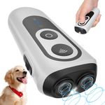 Honey Paws Ultrasonic Anti Barking Device for Dogs,Stop Dog Barking Device with LED Indicator Flashlight 50FT Range Rechargeable Training and Behavior Aids Q02