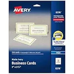 Avery Printable Business Cards with