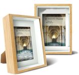 3D Photo Frame Deep Shadow Box Picture Display Wall Art Craft Hanging 4x6 A3 A4 (20cmx25cm(Inner13cmxl8cm))