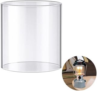 Ceoighe Propane Lantern Globe Glass Replacement Compatible with Coleman Fueled Lanterns, Standard Replacement Parts, Clear Lantern Mantles, Reusable Lantern Mantles Parts for Outdoor Camping Lantern