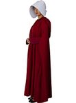 Funidelia | The Handmaid's Tale Costume OFFICIAL for woman size S-M Films & Series, Maid, Servant - Red - Costumes for adults fancy dress & props for Halloween, carnival & parties