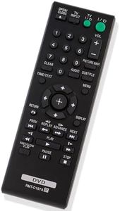 RMT-D197A Remote Control Replace fit for Sony DVD Player DVP-SR510H DVP-SR210P DVP-SR210 DVP-SR510 DVPSR510H DVPSR210P DVPSR210 DVPSR510 RMTD197A