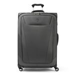 Travelpro Maxlite 5 Softside 2pc Set Expandable Carry On Luggage with 4 Spinner Wheels/Soft Underseat Tote, Lightweight Suitcase, Men and Women, Shadow Grey, Checked-Large 29-Inch, Maxlite 5 Softside