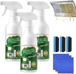 Poouty Multi-purpose Enzyme Foam Cleaner for Kitchen, Powerful Household Appliance Cleaner Spray, Multipurpose Heavy Duty Degreaser Stain Remover for Oven, Stove, Stovetops, Range Hood (3 Sets)