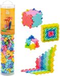 PLUS PLUS - Open Play Tube - 240 Piece Tropical Mix - Construction Building Stem/Steam Toy, Mini Puzzle Blocks for Kids