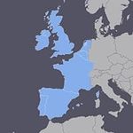Western Europe GPS Map for Garmin D