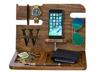 PERSONALIZED MENS GIFT, Docking Station, gifts for men, gift for boyfriend, wooden apple watch stand, gift ideas for men, boyfriend gifts