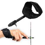 YLA Release Aids Compound Bow Caliper Release Adjustable Black Wrist Strap Archery Hunting Shooting Wrist Trigge