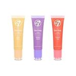 W7 Gloss Away Lip Balm Trio - 3Pcs - Nourishing Lips Balms With Shea Butter - Blueberry, Vanilla, Strawberry