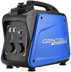 GENTRAX 2000W Max Inverter Generator with 2 AC Outlets, 100% Pure Sine Wave Portable Petrol Power Generator for Camping, Home Backup, Outdoor Adventures - Blue