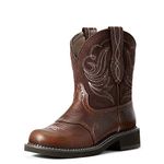 ARIAT Heritage Dapper Fatbaby Women’s Leather Western Boots, Royal Chocolate/Fudge, 4.5 UK