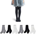 Girls' Tights Cable Knit pantyhose Soft Cotton Stocking Comfortable Stylish Leggings for Girls Aged 1-3