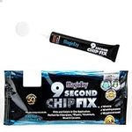 MagicEzy 9 Second Chip Fix (Snow White) - Fibreglass Repair Filler for Boats- Gouges, Holes, Deep Cracks and Chips - Ultra Strong Marine Epoxy Repair