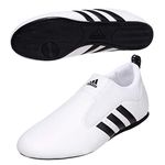 adidas Contestant Pro Ultralight Martial Arts Kung Fu Taekwondo Indoor Mat Training Shoes - White Black - Size 9 (270cm)