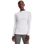 Under Armour Women's UA Authentics Mockneck, Ultra-Warm Polo Neck Top for Women, Thermal Long Sleeve Running Top with Anti-Odour Technology