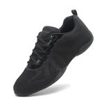 Girls School Cheer Shoes Gymnastics Competition Trainers Womens Athletic Walking Shoes Roading Running Shoes Gym Yoga Fitness Dance Shoes Black33