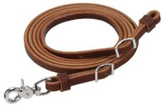 Weaver Leather Horizons Flat Roper Rein Features Scissor Snap and Conway Adjustments, Sunset, 1/2-Inch x 8-Feet