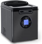 Klarstein 1.8L Small Ice Maker Machine, Counter Top Ice Machine For Home and Kitchen, Fast Operation, 12 kg of Large & Small Ice Bullets, LCD Screen, Self-Cleaning Countertop Ice Cube Maker Machine