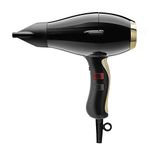 Elchim 3900 Healthy Ionic Hair Dryer Professional Ceramic Blow Dryer, Black / Gold