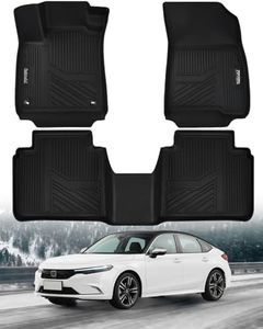 Floor Mats for Honda Accord 2025 2024 2023 (Include Hybrid), All Weather Protection Waterproof Rubber Floor Liners for Honda Accord Odorless Interior Accessories 2023 2024