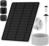 Solar Panel for Blink Camera, 5W Solar Panel Charged Compatible with Blink Outdoor (3rd Gen) XT3/Blink 4 (4th Gen) and Blink XT XT2 Camera, with 9.8ft/3m Weatherproof Cable,Adjustable Mount