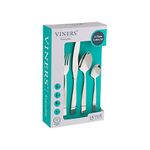 Viners Everyday Purity 16 Piece Cutlery Set with Gift Box, 18/0 Stainless Steel