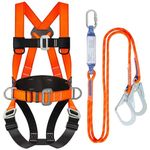 DIJJIG Full Body Fall Protection Safety Harness (orange)