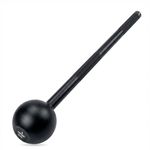 Leeway (14kg) MaceBell Mugdar Meel Indian Clubbell for Functional Training & Strength | Cast Iron Macebell | Gada Style Traditional Fitness, Shoulder Mobility, Grip Strength(Black,14kg Steel Mace)