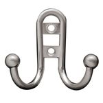 Brainerd B46115J-SN-C Double Robe Hook with Ball End