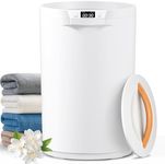 CWDOlROI Towel Warmer, 20L Large Towel Warmers for Bathroom, Towel Bucket Fits Up Two 40"X70" Oversized Towels, Bathrobes, Blankets, Towel Heater with LCD, 4 Timer Setting and Auto Shut Off(White)