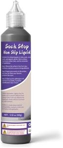1DFAUL 100g Sock Stop Non Slip Glue Clear, Sock Anti Slip Adhesive Waterproof, Latex-Free, Water-Based, Odorless and Washable, for Hangers, Carpets, Bathroom Mats (Black)