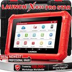 LAUNCH X431 PRO Star 2026 Elite Bi-Directional Scan Tool, Full System Diagnostic Scanner with ECU Coding, 38+ Reset Services, CANFD & DOIP, FCA AutoAuth, 2-Year Free Updates, 1996+ OBD2 Vehicles