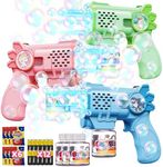 Tecnock 3 Pack Bubble Guns for Kids