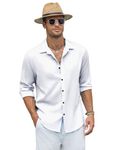 BE ACTIVE Men's Trendy Shirt (N-RF0005 1 M) White