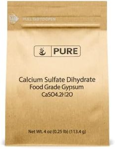 Pure Original Ingredients Calcium Sulfate (4 oz) Baking, Water Treatment & Gardening