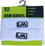 Loudmouth Bicep Bands (White)