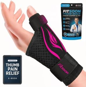 FITSOON Thumb Wrist Brace Spica Splint for Arthritis Trigger Finger Relief