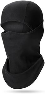 Arcweg Balaclava Winter Ski Face Mask Motorcycle Cycling Thermal Ski Mask for Helmet Windproof Face Hood with Fleece Lining for Men Women Black