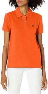 Lacoste Women's Classic Fit Short Sleeve Petit Piqué Polo, Fango, 0