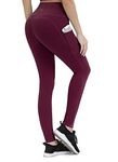 ALONG FIT Leggings with Pockets for Women Pants Yoga Pants High Waisted Leggings