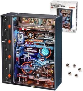 Robotime Puzzles 3D Maquetas para Construir Adultos Pistas para Canicas, Regalos Decoración de Escritorio de Gaming para Hombres, MR01S