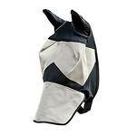 Horze Long Nose Fly Mask - Light Brown/Black(LBR/BL) - Horse