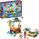 LEGO 41376 Friends Turtles Rescue Mission Boat Playset with Olivia Mini Doll, Zobo the Robot and 4 Baby Turtles