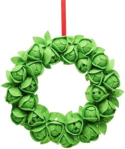 Sass & Belle Brussels Sprouts Felt Wreath