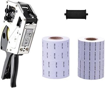 Towa GL289/275 Labeling Gun - 8 Digits Top, 6 Digits Bottom, Includes 6,000 Labels & Free Ink Roller