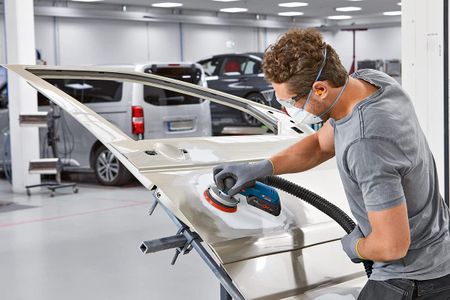 Bosch 18V Cordless Orbital Sander – Compact Power Tool