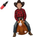 WALIKI Horse Hopper Ball for Kids | Hippity Hop | Jumping Hopping Ball | Sit & Bounce (Large: Ages 6-9, Horse)