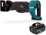 Makita DJR186Z 18V Cordless Reciprocating Saw with 1 x 5Ah Battery