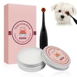 FYeang Dog Tear Stain Remover, Eye Cleaning Balm, 30g Cleaning Ointment with Brush,Pet Daily Care Grooming,Daily Salon Vet Clinic Supplies