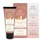 AreoVeda Stretch Mark Cream (50 gm) | Visible Results in 28 Days | Works On Old & New Marks | With Striover & Hyaluronic Acid | Lab Tested, Ecocert Certified, & EWG Verified